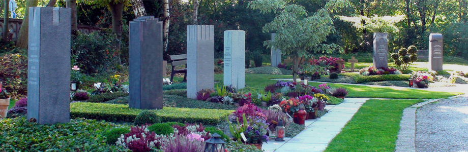 Urnengemeinschaftsgräberfelder auf dem städt. Friedhof in Mülheim an der Ruhr Styrum